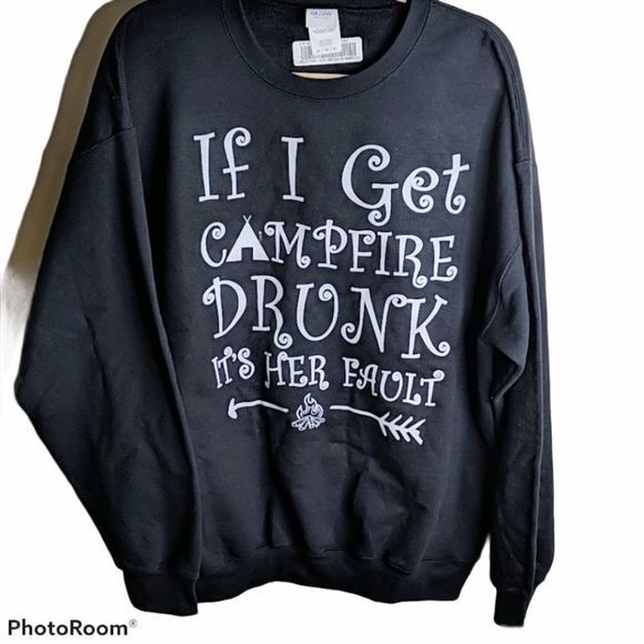 Gildan Other - Gildan camping sweatshirt